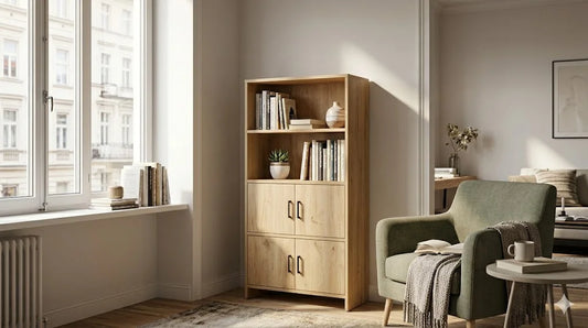 How to choose a bookcase for small apartments